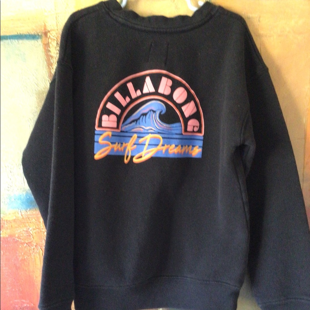 Billabong girls black sweatshirt